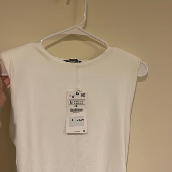 Zara Tops - White Zara bodysuit